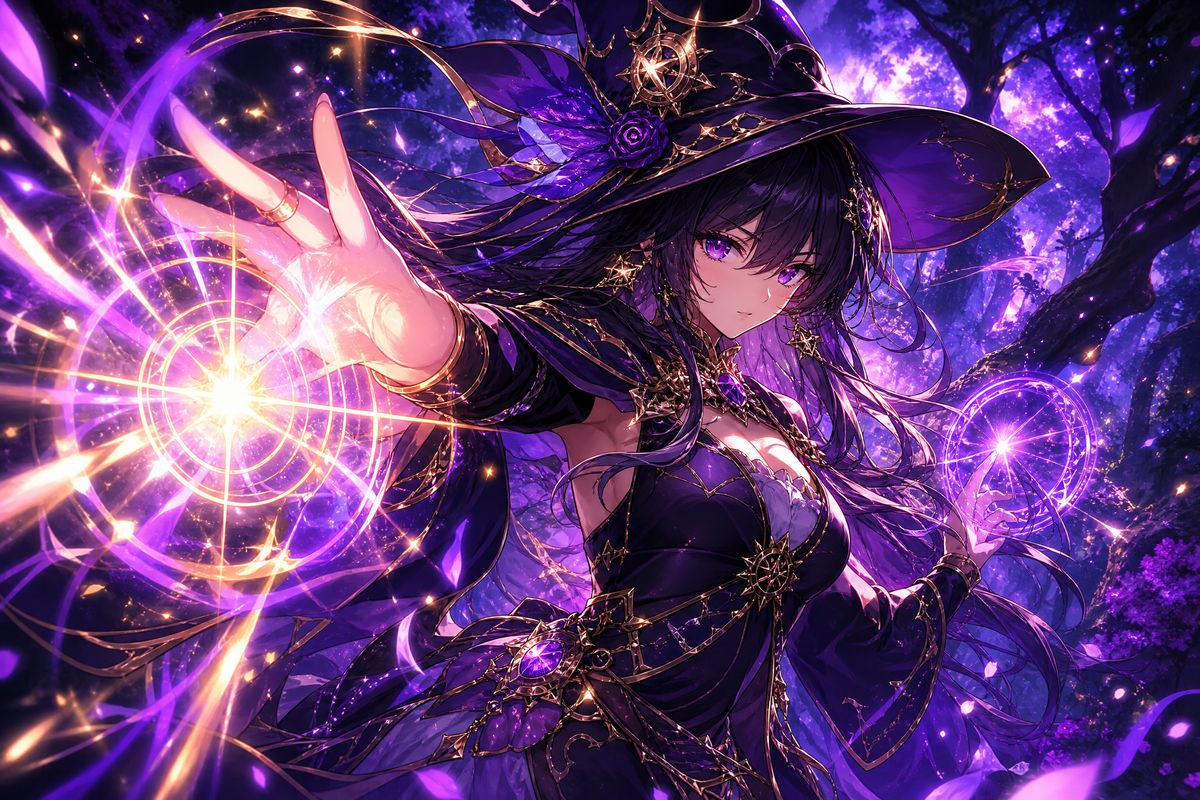 呦呦视频-魔法少女紫晶传说动漫演示